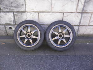 ★★WEDS SPORT ウェッズ スポーツ SA-90 16インチ 16×8JJ +33 5H-114.3 225/45R16×2本 検索（RAYSTE37CE28BBSENKEIシルビアドリ車軽量