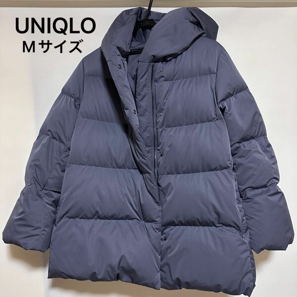 ユニクロ UNIQLO パウダーフィールダウンショートコート グレー