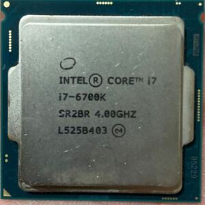 CPU Intel Core i7-6700k 動作確認品