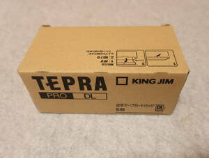  Tepra PRO лента пункт знак для белый чёрный знак 24mm ширина 6.4m DS24K King Jim KING JIM