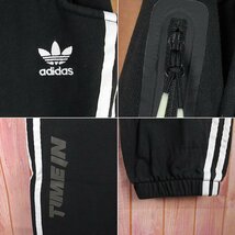 MAW7974 adidas アディダス NINJA HOODIE スウェットパーカー×スウェットパンツ セットアップ ブラック US S / J M_画像8