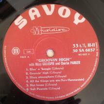 仏オリジナル盤 Dizzy Gillespie／ディジー・ガレスピー　”GROOVIN' HIGH” (米Savoy MG-12020のフランス盤)　_画像6