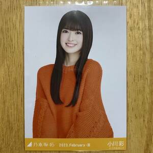 乃木坂46 小川彩 ワンカラーニット 生写真 チュウ 1枚 検) 会場 限定 月別 11th YEAR BIRTHDAY LIVE 2023.February-Ⅲ