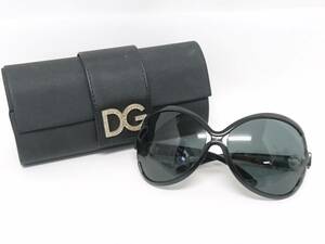 DOLCE & GABBANA ドルチェ&ガッバーナ サングラス/ケース付き/セルフレーム/D&G/ドルガバ/ブラック/アイウェア/06KO111808-6