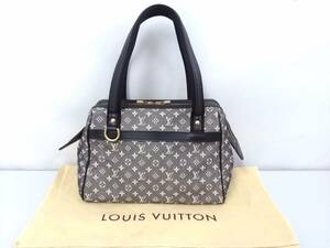 【美品】LOUIS VUITTON ルイヴィトン モノグラム ミニ ジョセフィーヌPM M92214 ハンドバッグ/ブラック/約19×27×12cm/04OM120302-8