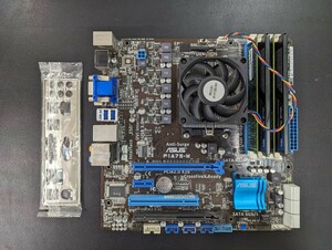 ASUS マザーボード F1A75-M AMD APU A8-3870 DDR3-1333 メモリ2GB×4枚　セット