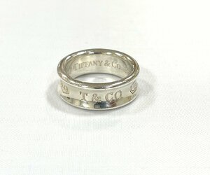 TIFFANY&Co.　ティファニー　1837　ナローリング　シルバー 925　約 10号　指輪　