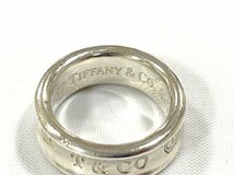 TIFFANY&Co.　ティファニー　1837　ナローリング　シルバー 925　約 10号　指輪　_画像7