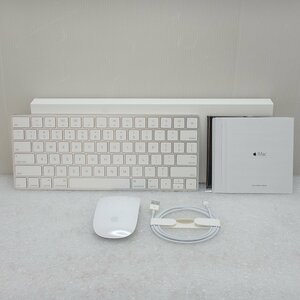 【美品】★送料無料★ iMac付属品 Apple Magic Keyboard 英語マジックキーボード A1644 マジックマウス2 A1657 セット 中古 064