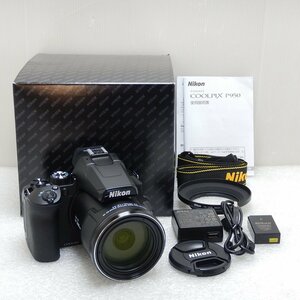 【美品】Nikon COOLPIX P950 コンパクトデジタルカメラ 超望遠 ISO6400 光学83倍ズーム 中古