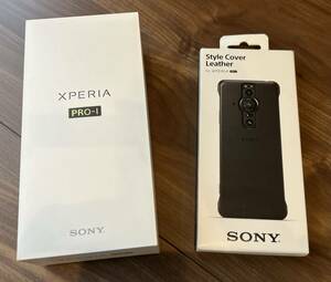 SONY Xperia Pro i 12/512GB XQ-BE42 SIMフリー 美品 Android 13 純正 style cover leatherおまけ付き エクスペリア フロストブラック