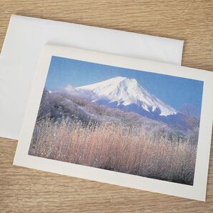 Sanrio GREETINGS シーズングリーティングカード 富士山 シルクスクリーン