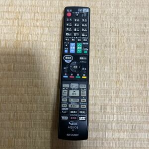 動作確認済み【SHARP】◆AQUOS◆ GB160PA BD TV テレビリモコン シャープ アクオス