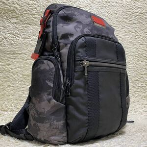 1円〜 極美品 TUMI トゥミ メンズ ビジネス リュック ALPHA BRAVO ネリス ブリーフ パック バリスティックナイロン カモフラ 黒 大容量 A4