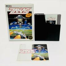 北米版 ファミコン NES ザナック 箱説付き 動作確認済み ポニー コンパイル Nintendo NES Zanac CIB FCI Pony Compile_画像1