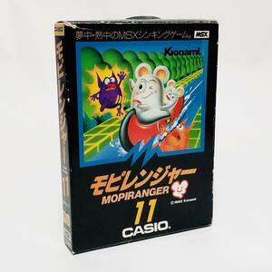 MSX カシオ版 モピレンジャー 箱付き 説明書なし カシオ コナミ レトロゲーム Mopiranger Casio Konami