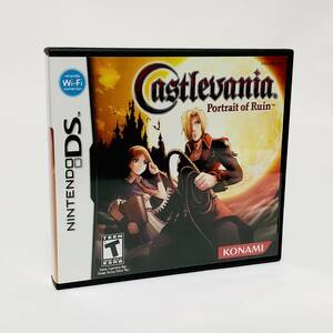 ニンテンドーDS 北米版 悪魔城ドラキュラ ギャラリーオブラビリンス コナミ Nintendo DS Castlevania: Portrait of Ruin CIB Konami