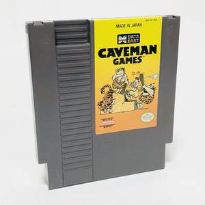 【送料無料】 北米版 ファミコン NES ケイブマンゲームズ ソフトのみ データイースト 日本未発売 Caveman Games Data East