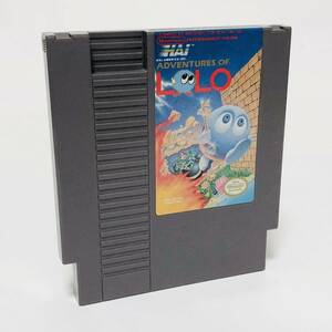 [ бесплатная доставка ] Северная Америка версия Famicom NES приключения obroroAdventures of Lolo soft только HAL изучение место HAL America inc.