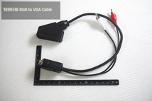 PCエンジン DUO-R RGB MOD コンデンサ交換 アベニューパッド3 RGB to VGA cable_画像9