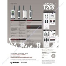 F-送料無料MOTOROLAモトローラT260トランシーバー2台セット無線機/T100T107T200T400T460T465T480T600T605MIDLAND1台ミッドランドLXT560VP3_画像3