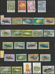 マラウイ４　1983年～1985年（通常記念済み　小ロット）５４種