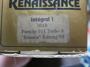 RENAISSANCE Porsche 911 "Brumos" セブリング　1993