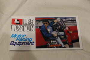 LESLESTON MOTOR RACING EQUIPMENT CATALOGUE レスレストン カタログ 当時物 BMC MINI jaguar ADO