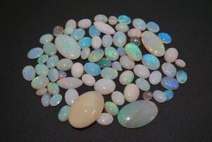 D411 天然オパール opal ルース 55ct 11g 外し石 裸石 天然石 カラーストーン 宝石 アクセサリー 大量 まとめて おまとめ まとめ売り