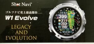 ショット ナビ W1-Evolve 高低差距離表示あり　みちびきＬ IＳ対応ナビ