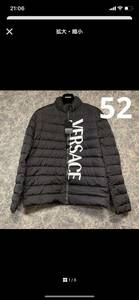 VERSACE DOWN JACKET LOGO / BLACK 52