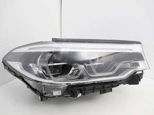 ●【良品】 BMW 5シリーズ G30 純正 右 ヘッドライト LED 7439212-01 (n061593)