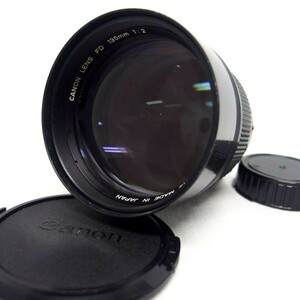 【在庫整理/同梱不可/発送のみ】CANON LENS FD 135mm 1:2 カメラレンズ/60サイズ(A)