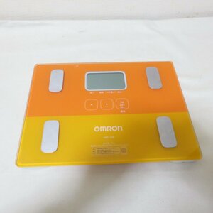 U212 OMRON Omron weight body composition meter HBF-223 scales hell s meter yellow 