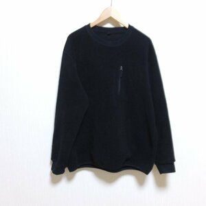 ★118　UNIQLO　ユニクロ　ブラック　フリース　トレーナー　XL　