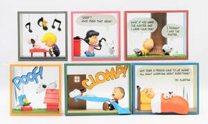 【ジャンク】リーメント「SNOOPY Comic Cube Collection」6点セット　【スヌーピー】