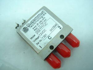 ★　マイクロ波リレー　26.5GHｚ　　Ducommun　　2SE1T11JC　　12V　　マイクロ波部品（100）