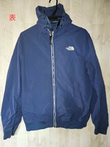 【ジャンク品】THE NORTH FACE ナイロンジャケット ●Sサイズ●☆スタート１円～!!ブルーカラー_画像1