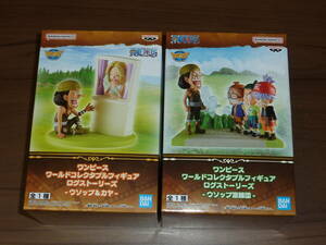 ☆送料510円～　ウソップ＆カヤ　ウソップ海賊団　2種セット　ワンピース　ワールドコレクタブルフィギュア　ログストーリーズ
