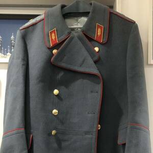 【送料無料・レア】 ソ連軍 ロシア軍 制服 陸軍 少将 将官用 M69 ダブル ウール メルトン オーバーコート