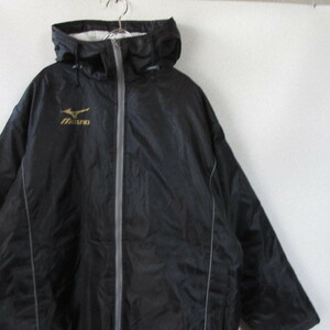 0 ultimate beautiful goods MIZUNO Mizuno * bench coat with cotton water-repellent light warm protection against cold box root station .* men's lady's combined use black M size 