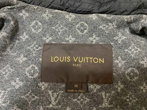 ルイ ヴィトン ダウン ジャケット LOUIS VUITTON メンズ MENS 黒 サイズ 50 L ブラック 中古 