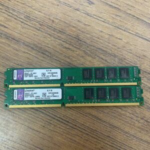 Kingston KVR1333D3N9/8G 8GB×2 計16GB デスクトップ用メモリ★動作品