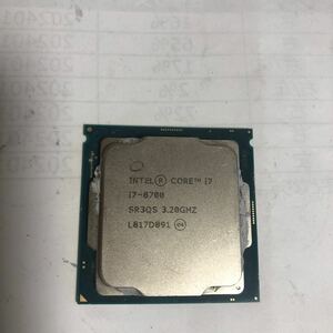 (312)Intel インテル/CORE i7 8700 CPU/PCパーツ/ジャンク扱い/