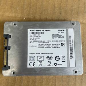 Intel SSD 535 Series 120GB SSDSC2BW120H6 (使用時間：2744H）