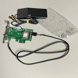 【中古】ASUS MINI PCIE ADAPTER/DP CARD AzureWave AW-CB161H 外部アンテナ部品有 / ロープロファイル対応 無線LAN Bluetooth対応