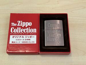 【5591】未使用品 Zippo マルボロ ミディアム Come to where the flavour is. ライター ブロンズ 1999年製造 箱付き