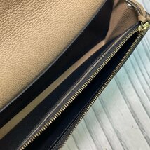 m002 H5(30) LOUIS VUITTON ルイヴィトン ポルトフォイユサラ キュリューズ アンプラント 長財布 ウォレット 革 レザー ブラック 黒_画像5