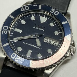 f001 Z4 SEIKO セイコー ダイバー 赤青ベゼル デイデイト 自動巻き 7S26-0050 腕時計 ペプシ 機械式 ベルト社外 ジャンク