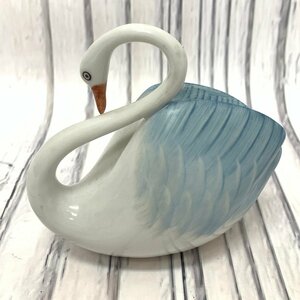 s001 A4 保管品 HOLLOHAZA ホロハーザ ハンガリー 白鳥 スワン SWAN 鳥 フィギュリン 置物 インテリア 雑貨 オブジェ 陶磁器